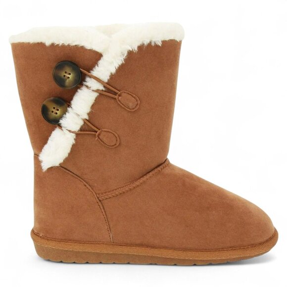 Sugar Womens Marty Faux Fur Lined Comfort Booties - Picture 2 of 4